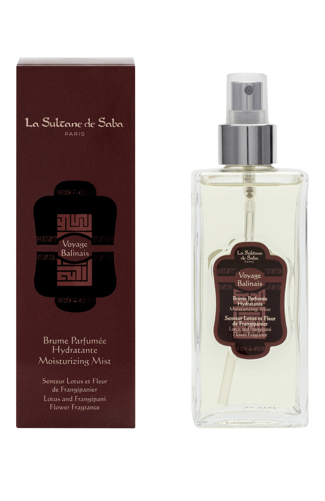 La Sultane De Saba Moisturizing Body Mist Lotus And Frangipani Flower — spray corpo idratante 200 ml
