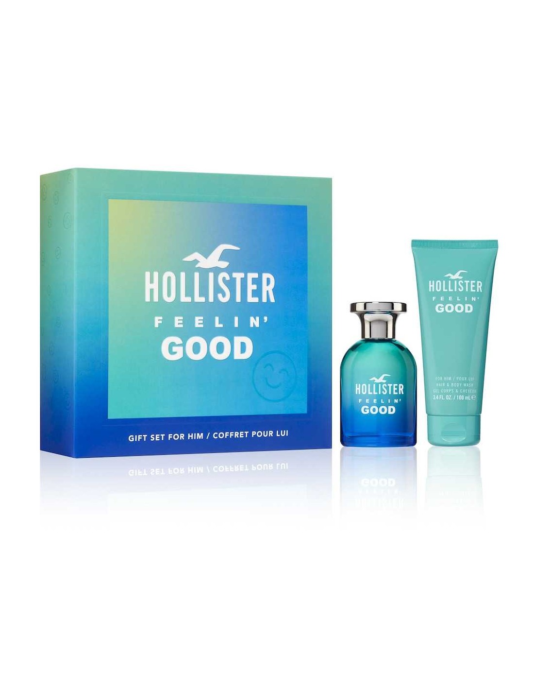 Hollister 필린굿 포 그와 50ml 바디 박스세트