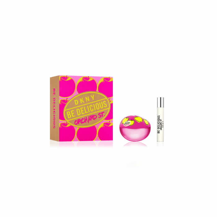 DKNY Be Delicious Eau De Parfum Spray Donna 100ml Set 2 pezzi