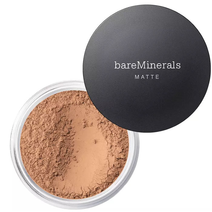 Matowy podkład Bareminerals 18 Średnia opalenizna Spf15 6g