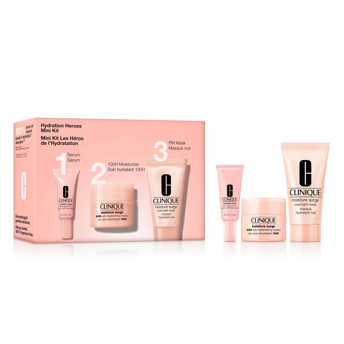 Clinique Mini Kit Hydration Heroes set cadou pentru ten deshidratat