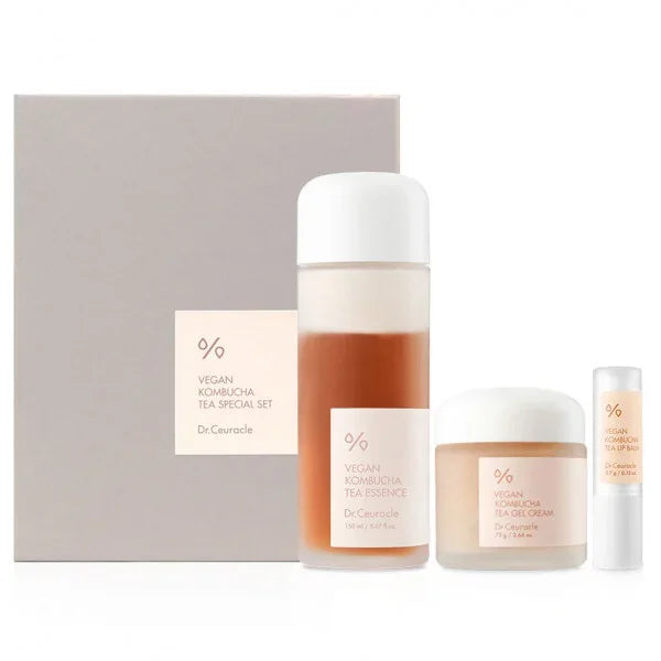 Dr.ceuracle Set regalo Set speciale Kombucha vegano — Kit skincare