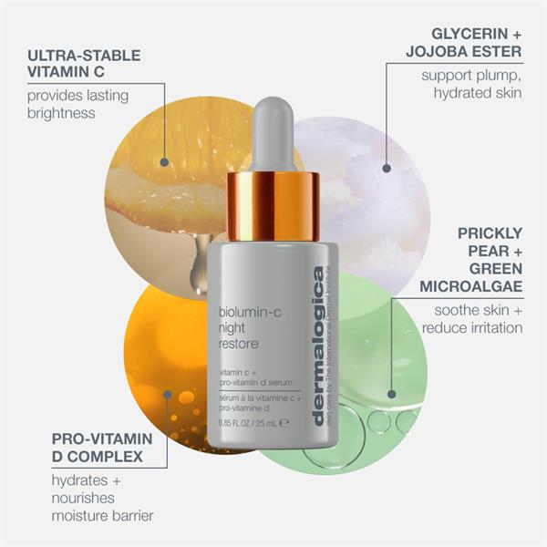 Dermalogica BioLumin-C Night Restore Siero Viso 30 ml — Siero