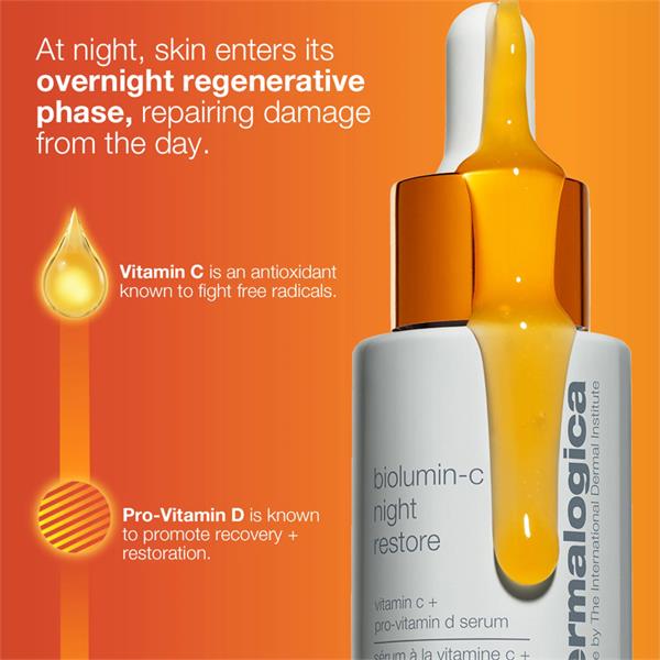 Dermalogica BioLumin-C Night Restore Siero Viso 30 ml — Siero