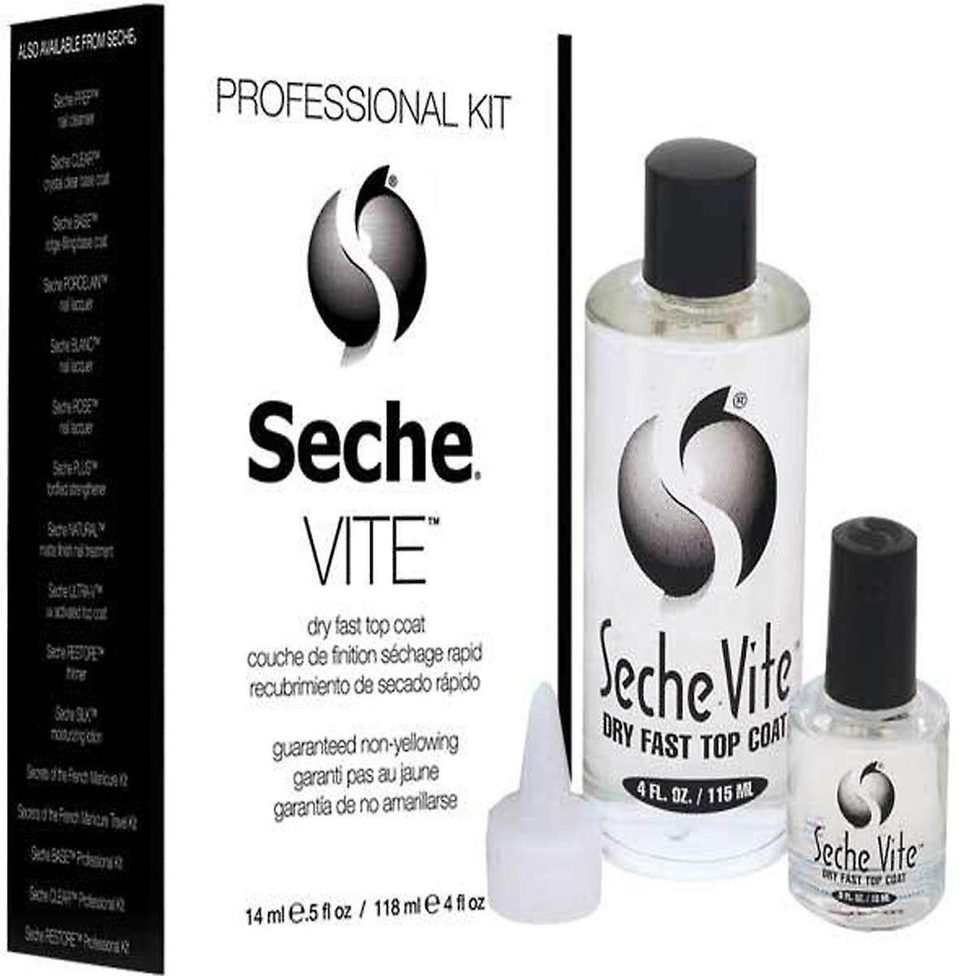 Seche Top Coat Seco Rápido Lote 2 Peças