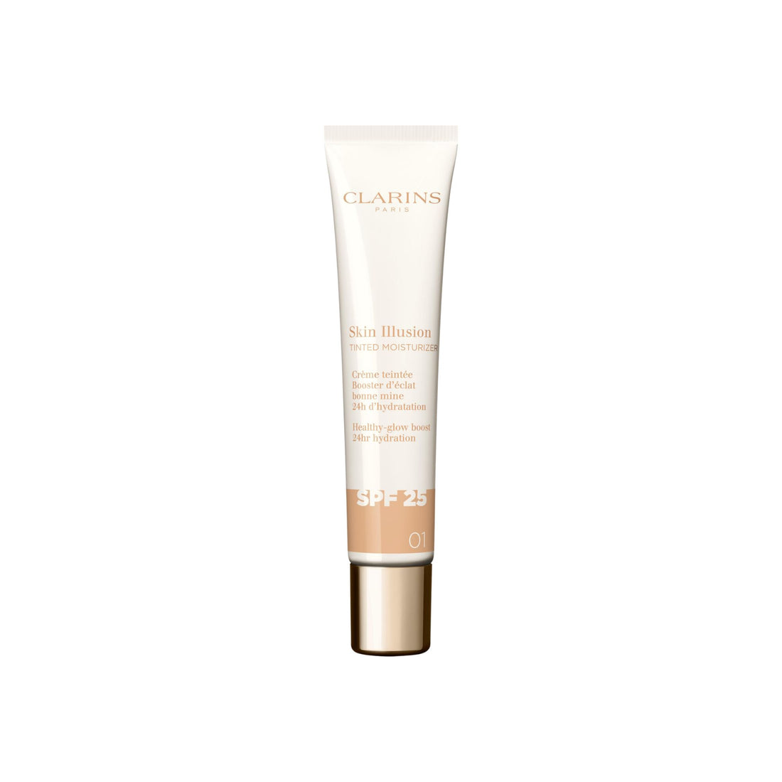 Clarins Skin Illusion Tinted Moisturizer SPF 25 01 40 ml — Crema Colorata