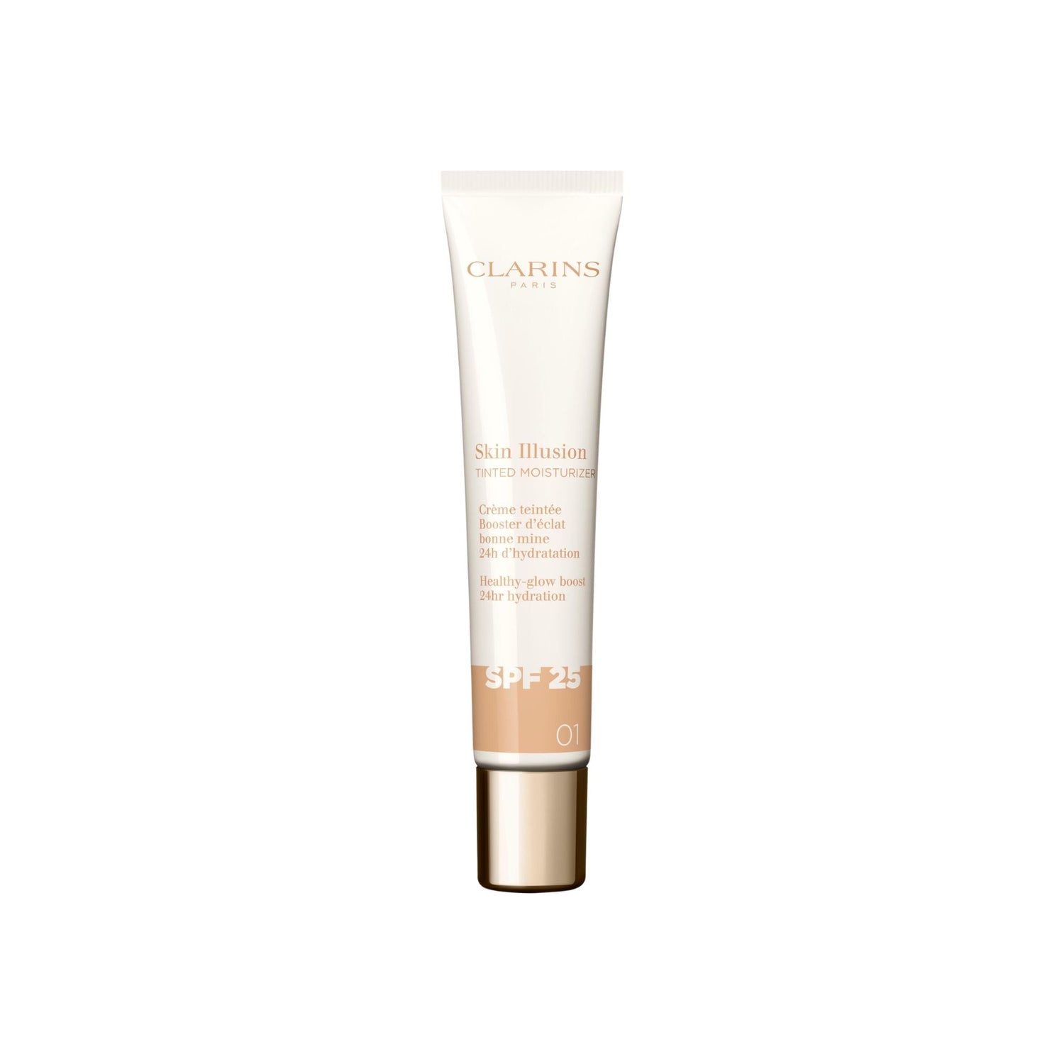 Clarins Skin Illusion Tinted Moisturizer krem koloryzujący SPF 25 odcień 01 40 ml 