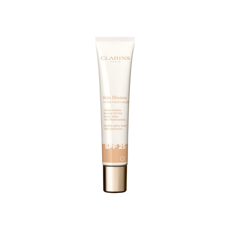 Clarins Skin Illusion Tinted Moisturizer krem koloryzujący SPF 25 odcień 01 40 ml 