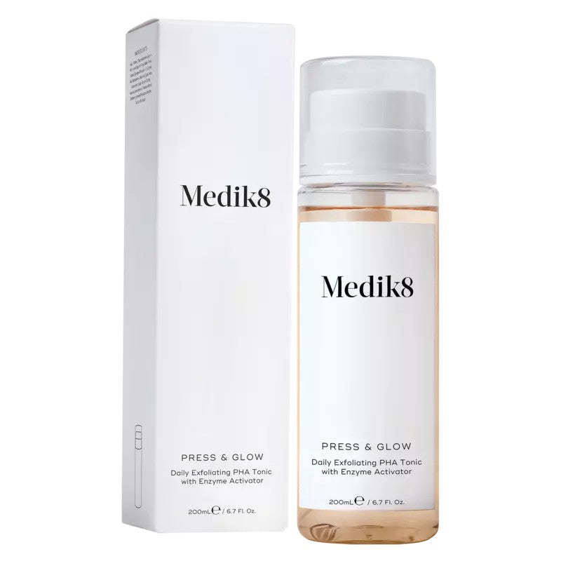 Medik8 Tonico esfoliante PHA Press &amp; Luminosità 200 ml — Eksfolierende toner