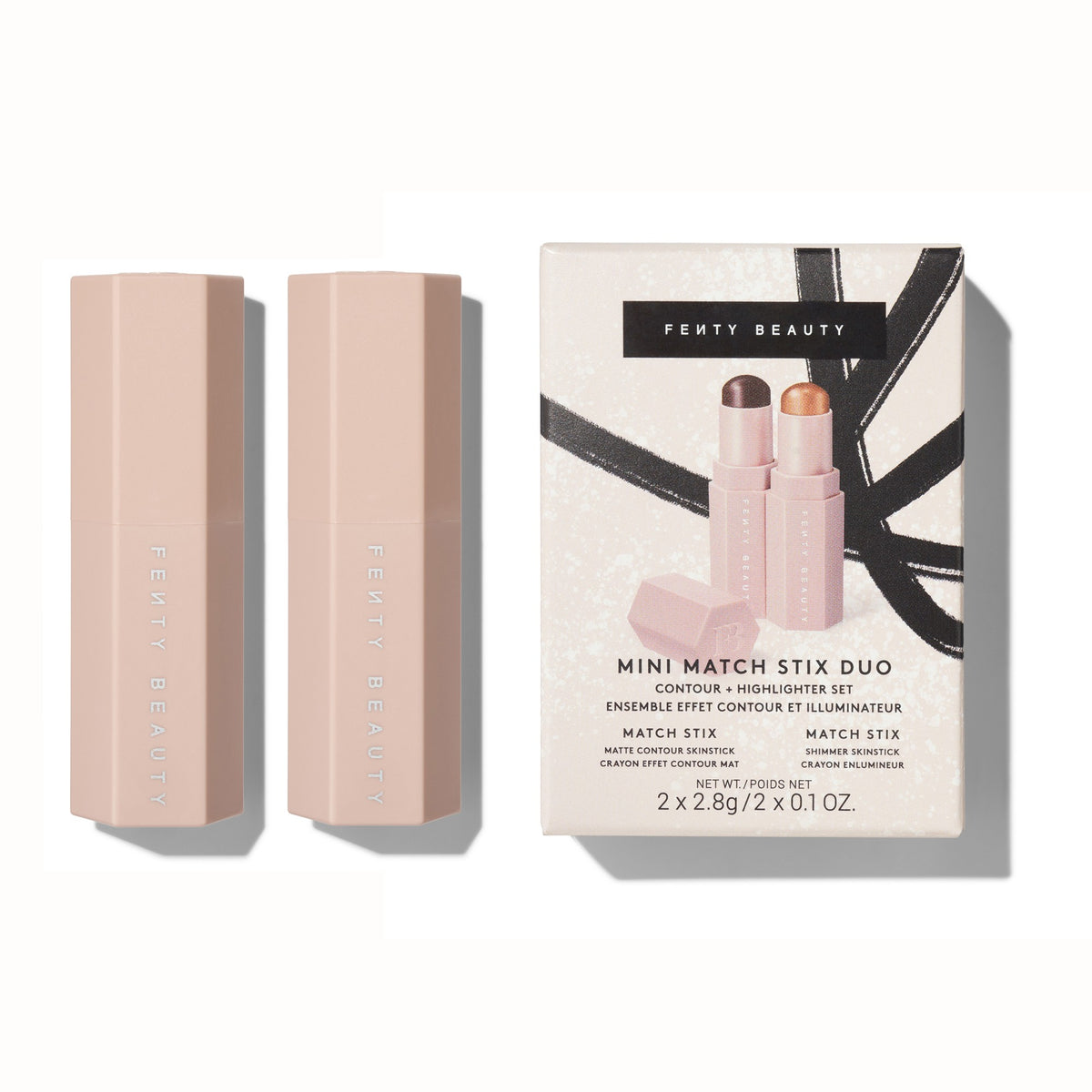 Fenty Beauty Mini Match Stix Duo Contour + Highlight Set Espresso/Sinamon 2x2.8 g — Set maquillage