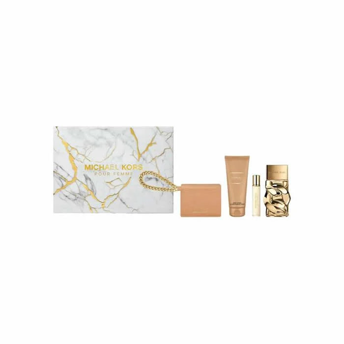 Michael Kors Pour Femme Donna 100 ml — Eau de Parfum Set 4 Pezzi