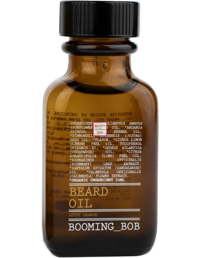 Booming Bob Huile à Barbe Orange Épicée 30 ml