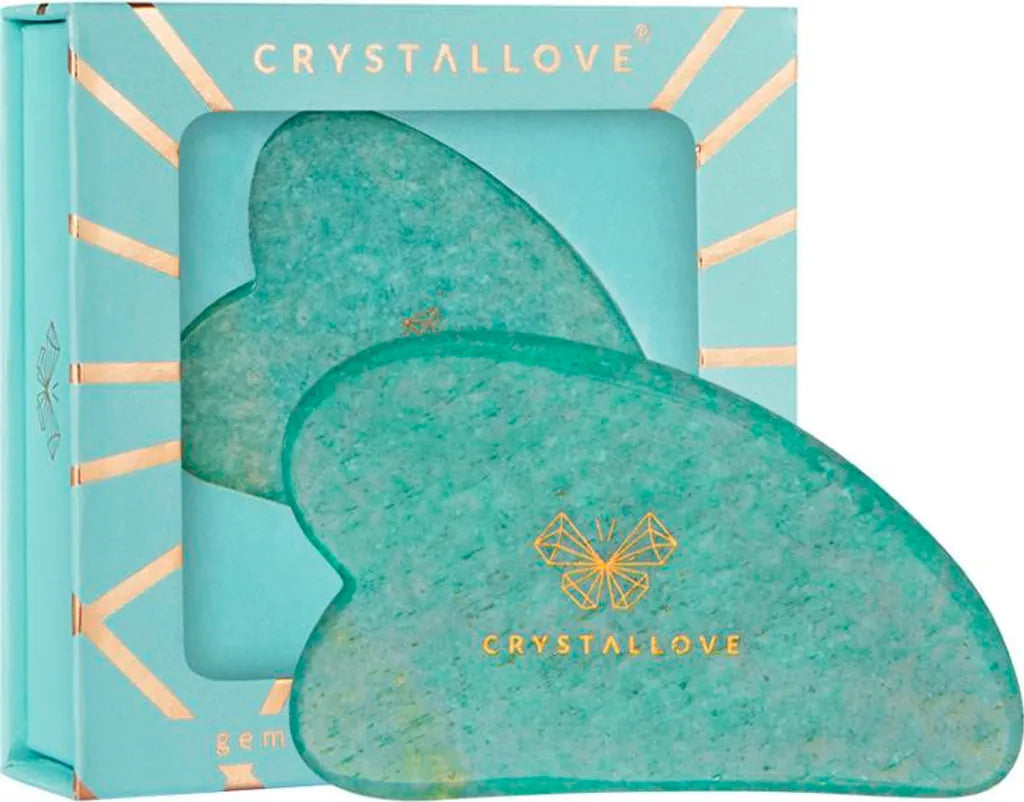 Crystallove Amazonite Gua Sha Massaggiatore