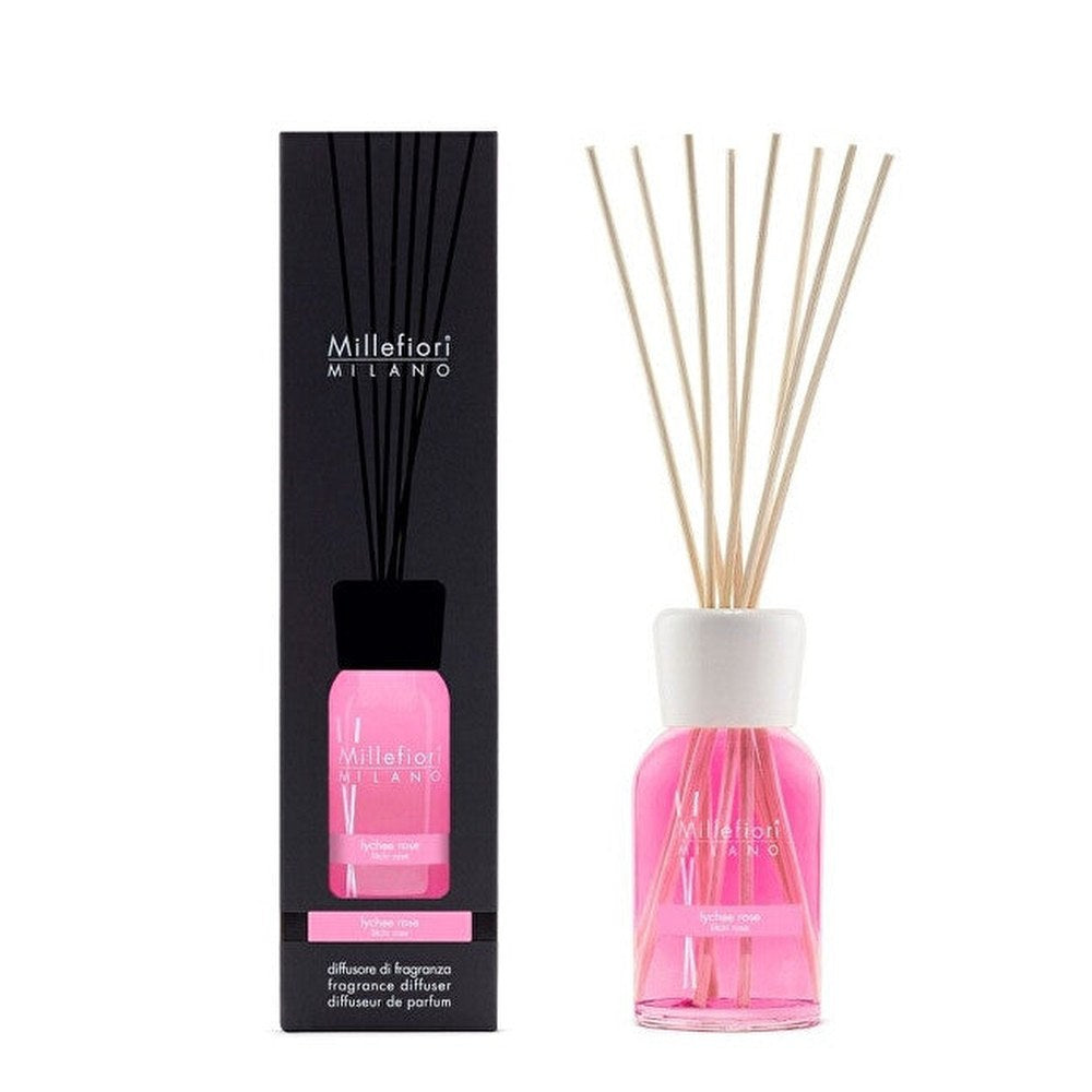 Millefiori Milano Naturale Lychee Rose Diffusore di aromi 250 ml — Diffusore di aromi