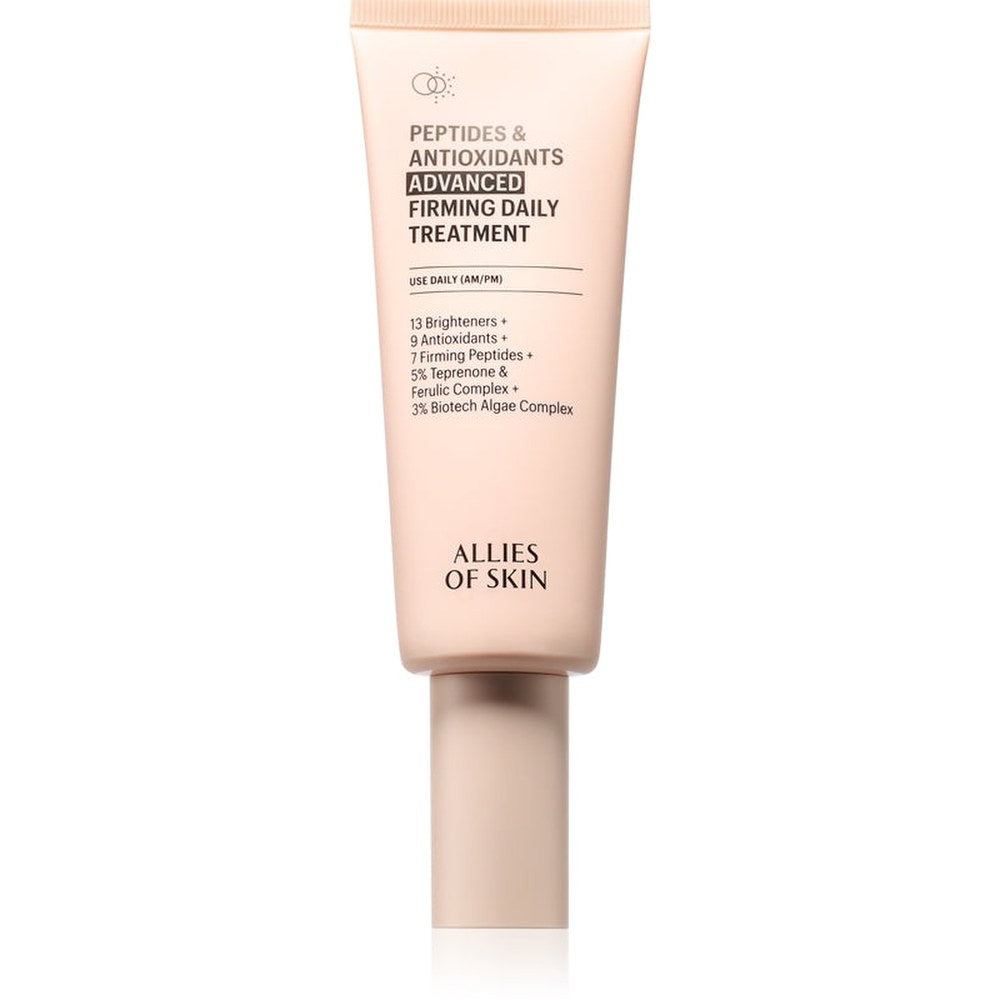 Allies of Skin 펩타이드 &amp; 항산화제 어드밴스드 크림 데이 앤 나이트, 피부를 촉촉하게 하고 탄탄하게 가꿔주는 집중 탄력 크림 75ml 