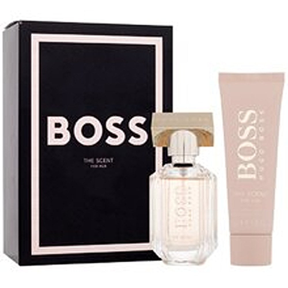 Hugo boss The Scent for Her set eau de parfum 30 ml en bodylotion 50 ml verpakking 