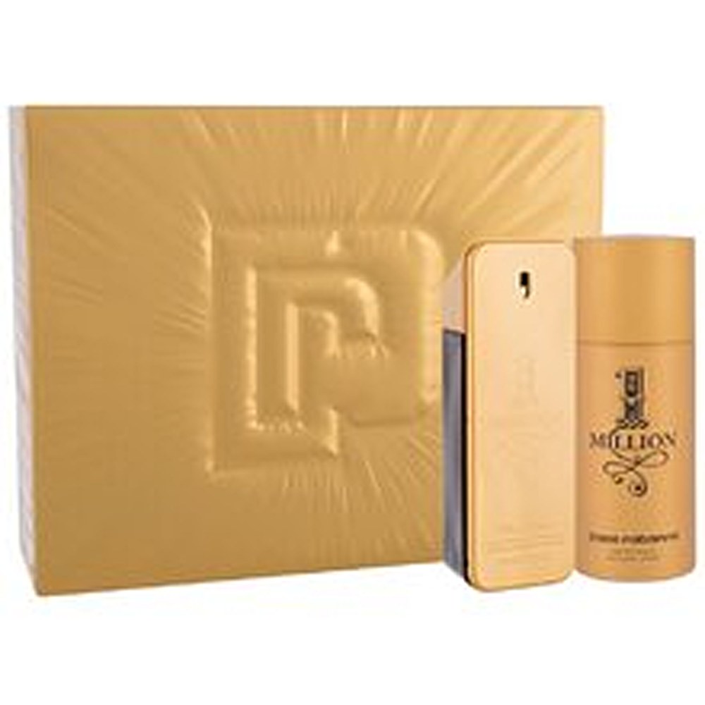 Paco rabanne 1ミリオン ギフトセット アイデア 100ml オードトワレ＆1ミリオン 150ml デオドラント - 100ml 