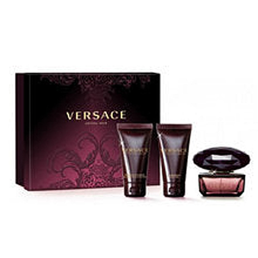 Versace Σετ δώρου Crystal Noir eau de toilette 50 ml, λοσιόν σώματος Crystal Noir 50 ml και αφρόλουτρο Crystal Noir 50 ml - 50 ml 