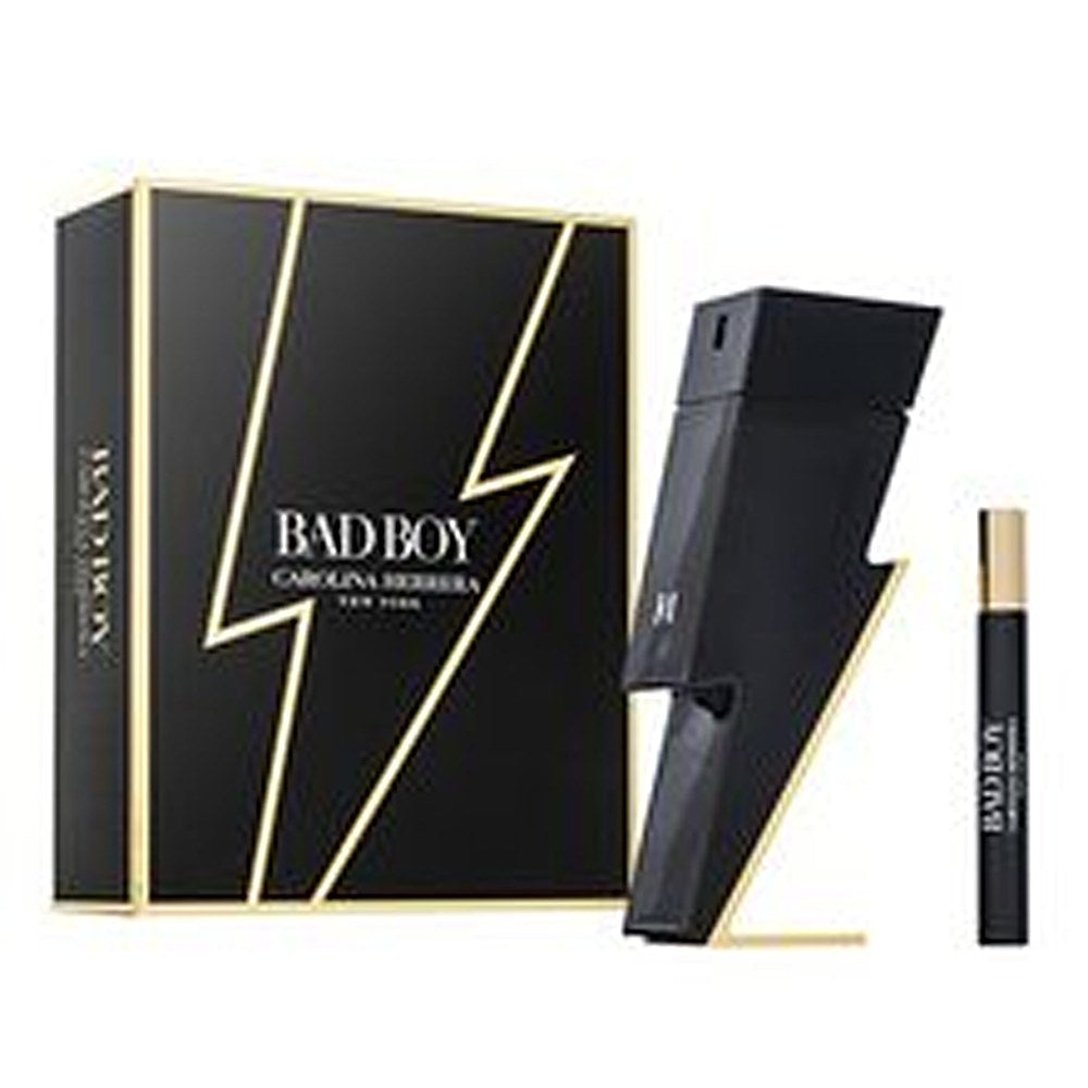 Dárková sada Carolina Herrera Bad Boy EDT 100 ml a miniatura EDT 10 ml 