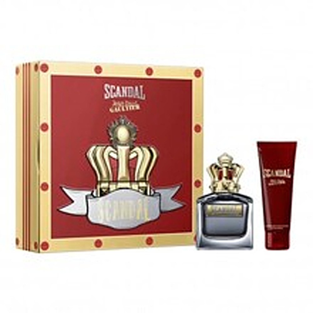 Cadeauset Jean Paul Gaultier Scandal Pour Homme Eau de Toilette 50 ml en douchegel 75 ml 125 ml 