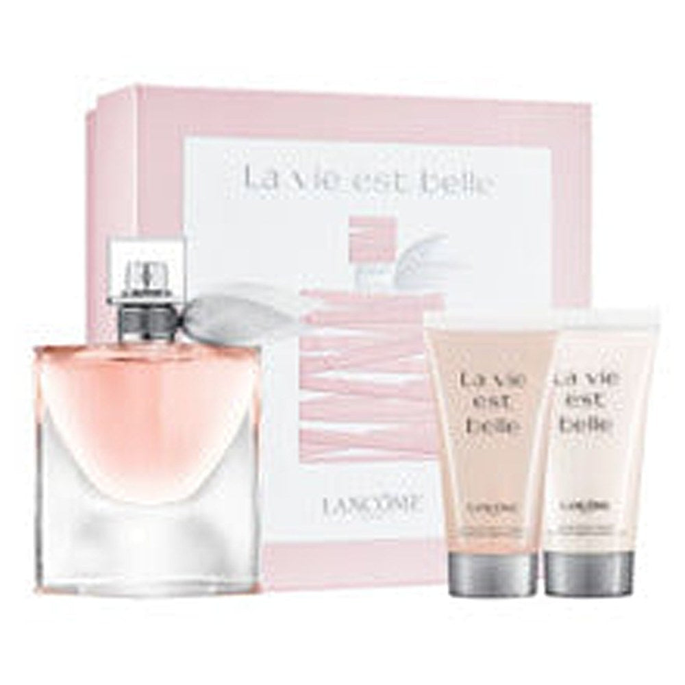 Lancôme La Vie Est Belle geschenkset: Eau de Parfum 50 ml, bodylotion 50 ml en douchegel 50 ml 