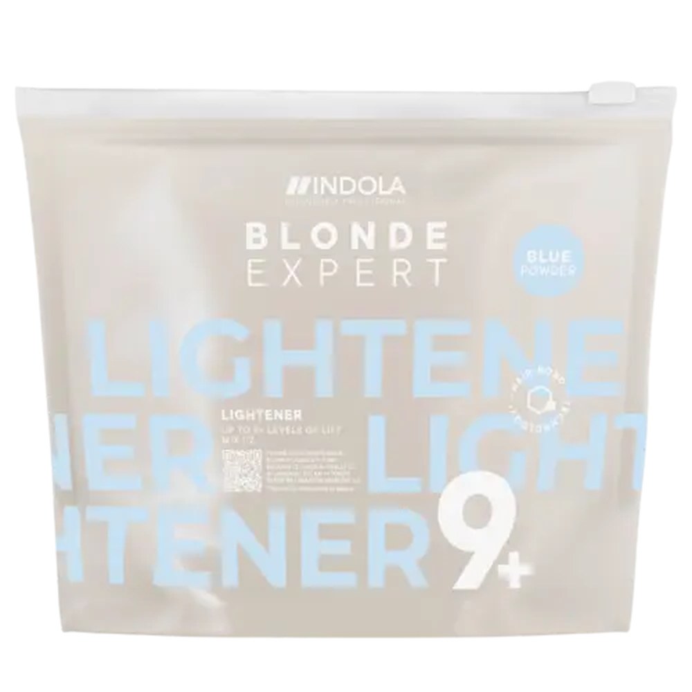 Indola Blond Expert Lightener 9+ ontkleuringspoeder voor blond haar Blue 450 g 