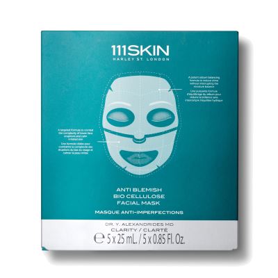 111skin Maschera Bio Cellulose Anti-Stain Face 5x25 ml (125ml)