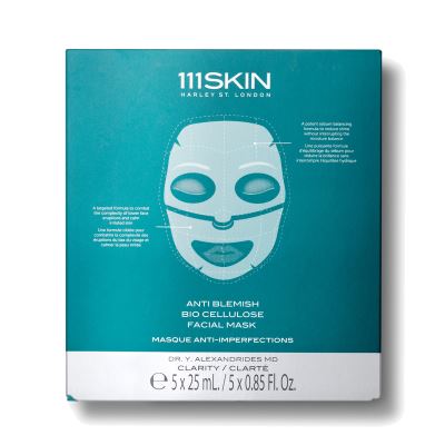 111skin Anti-Stain Bio Cellulose Face Mask 5x25 ml (125ml)