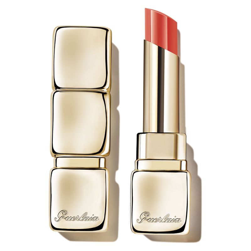GUERLAIN KissKiss Shine Bloom błyszcząca szminka w kolorze 319 Peach Kiss 3,2 g