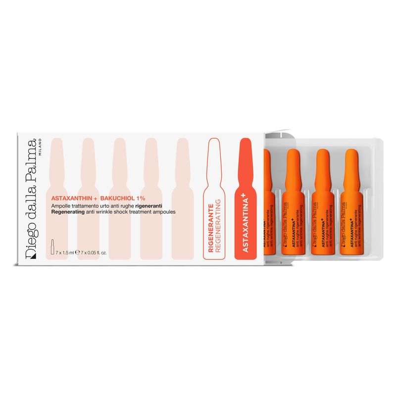 Diego dalla palma ASTAXANTHIN REGENERENDE ANTI-RIMPEL SHOCK BEHANDELING AMBULES 10,5 ML (7 X 1,5 ML)