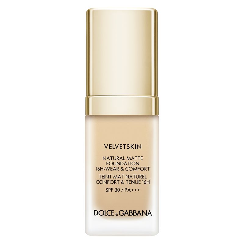 Dolce & gabbana Velvetskin Natural Matte Foundation 16H-Wear & Comfort Spf 30 / Pa+++ 215 - VANILLA (30 ML)