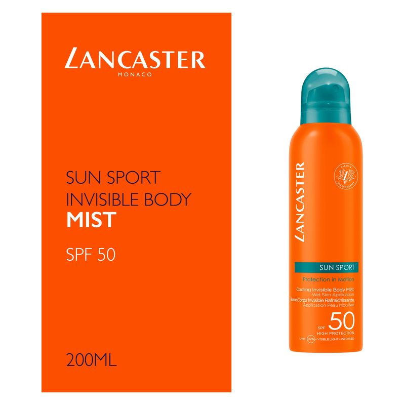 Lancaster Sun Sport Protection In Motion - Invisible refreshing body spray SPF 50 200 ml 