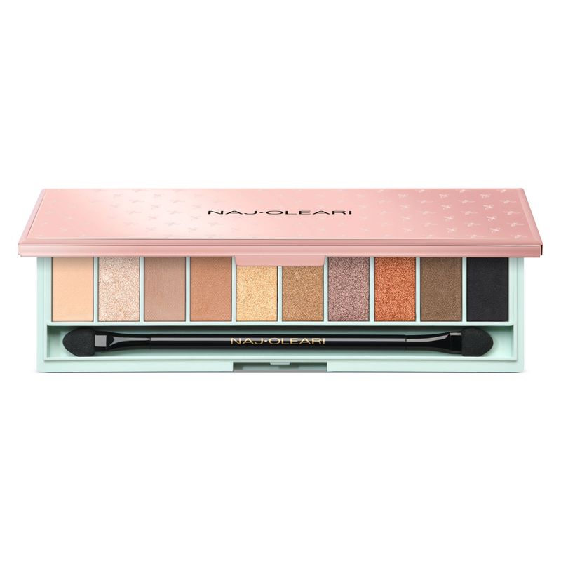 Naj·Oleari Wonder Look - Paleta cu 10 culori de fard de pleoape 01 - Tonuri Nude