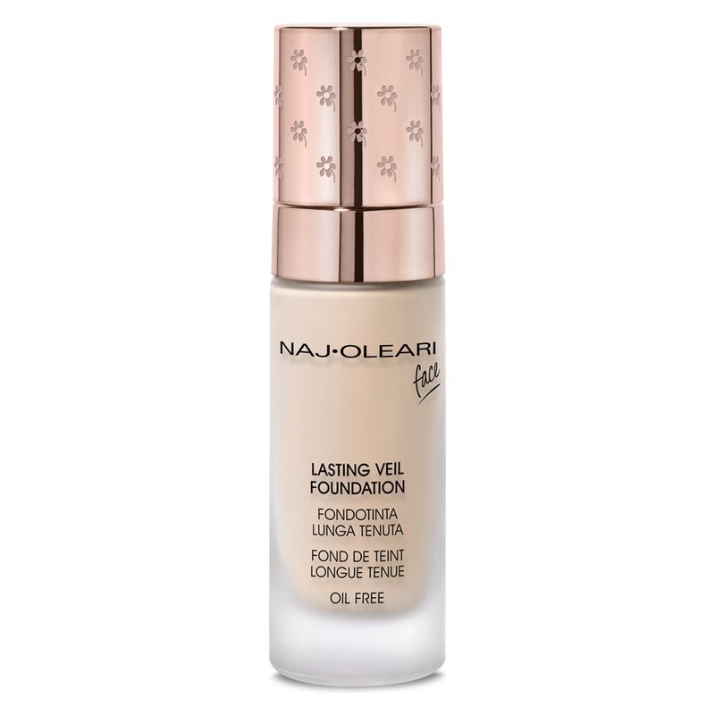 Naj·Oleari Lasting Veil Base de maquillaje de larga duración 06 - Nuez moscada