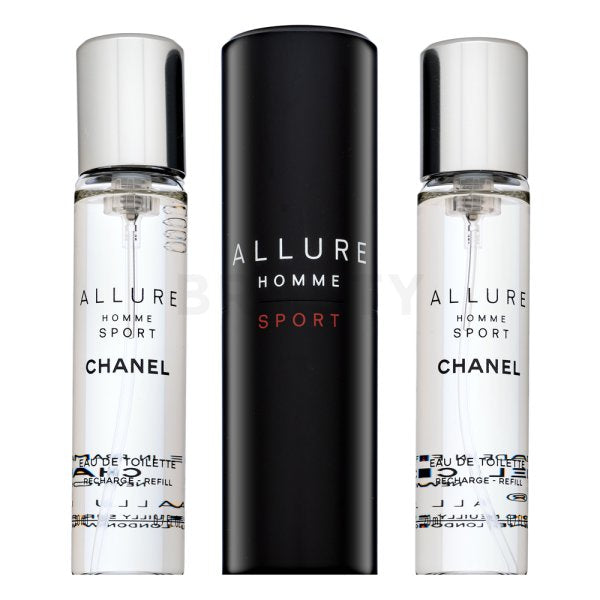 Chanel Allure Homme Sport EDT — многоразового использования, M 3 x 20 мл