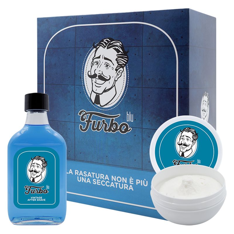 Furbo BLUE BOX “SHAVING IS NO LONGER A SAFETY DEVICE”