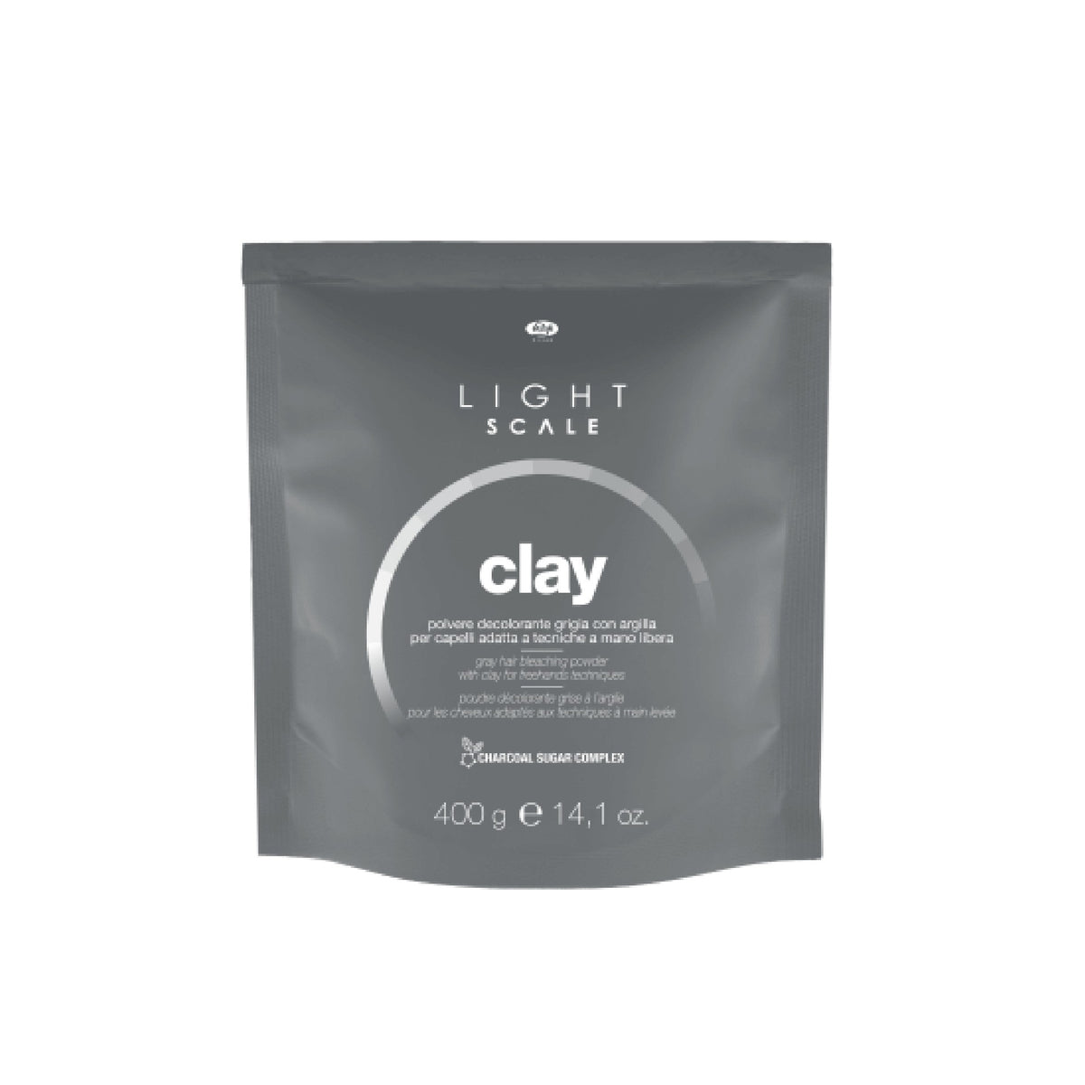 Lisap Light Scale Clay Grey Polvo decolorante con arcilla 400 g