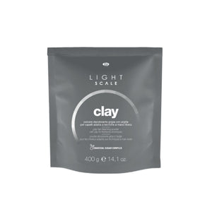 Lisap Light Scale Clay Grey 400 g — Polvere decolorante capelli con argilla