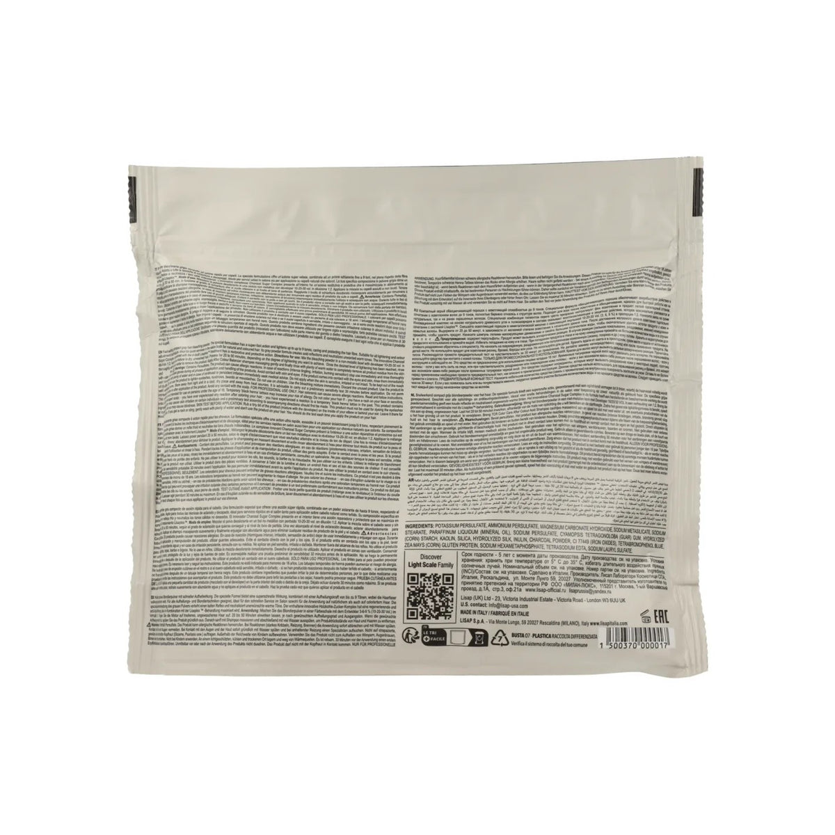 Lisap Light Scale Platino Polvo decolorante para aclarados intensos 500 g