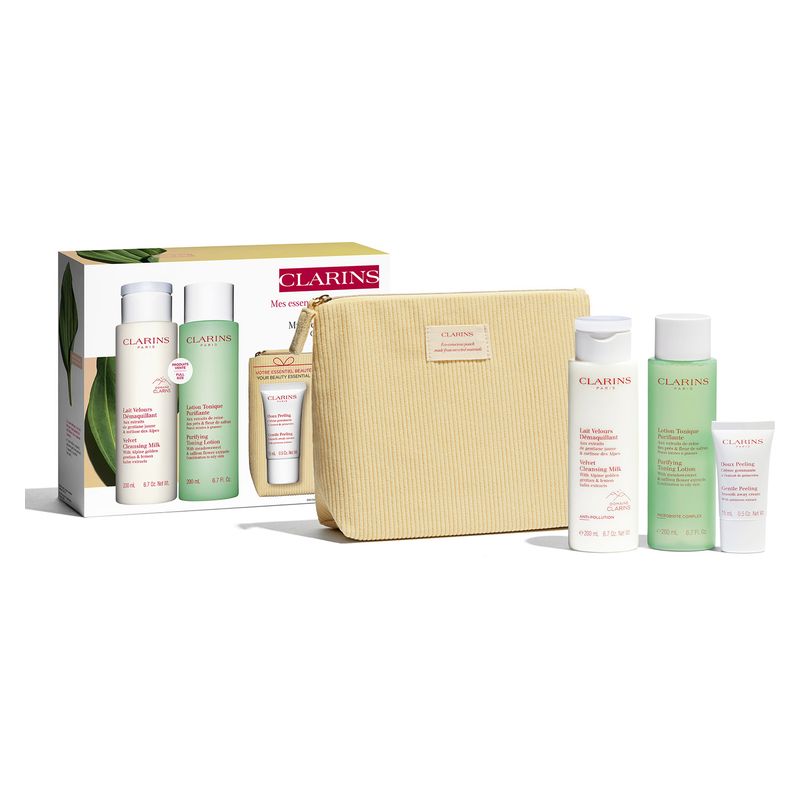 Clarins SET DE CURARE PENTRU TEN MIXAT SAU GRAS