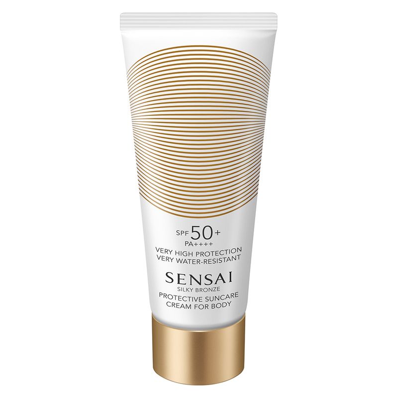 Sensai Silky Bronze ochranný opalovací krém na tělo Spf 50+ 150 ml