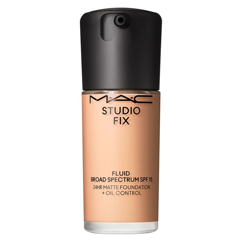 Mac Studio Fix Fluido Spf 15 - Podkład delikatnie matowy, efekt drugiej skóry, naturalne krycie do 24 godzin Nc55 (30 ml)