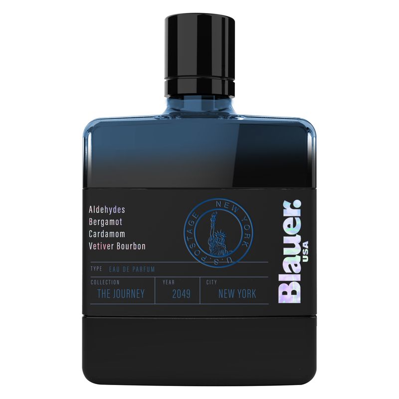 Blauer používá LA JOURNEY COLLECTION NEW YORK 2049 pro muže EAU DE PARFUM spray 80 ML