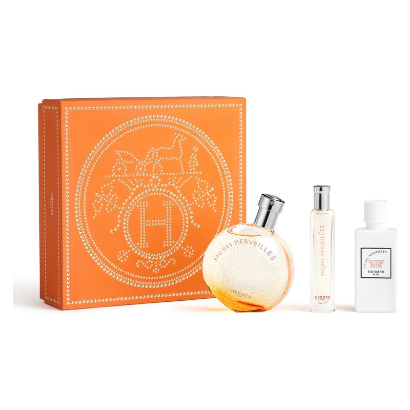 Hermès EAU DES MERVEILLES BOX Eau de Toilette für Damen, 50 ml