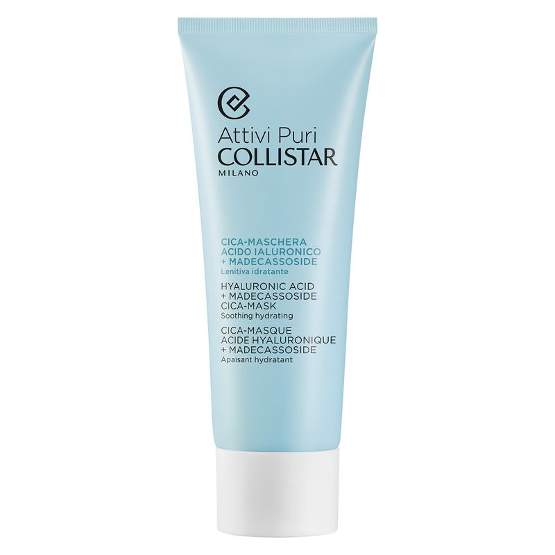 Collistar REINE WIRKSTOFFE CICA-MASCHERA HYALURONSÄURE + MADECASSOSID – FEUCHTIGKEITSSPENDENDE LINSE 75 ML