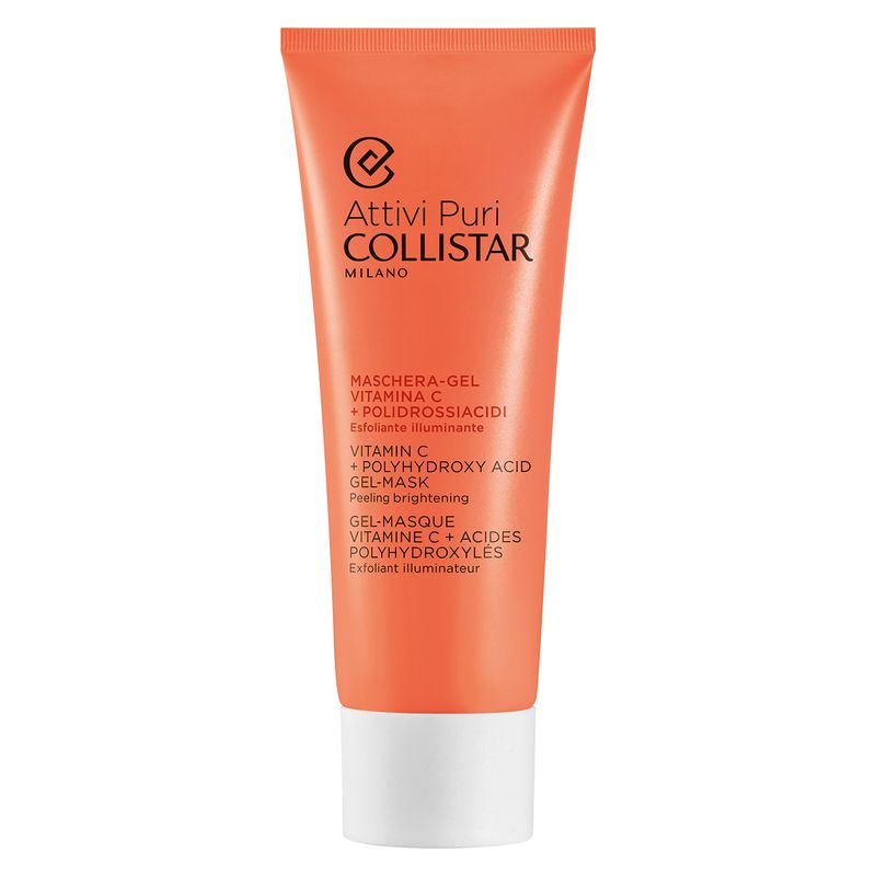 Collistar PURE ACTIEF MASCHERA-VITAMINE C-GEL + POLYDROXYACIDEN - VERLICHTENDE EXFOLIATOR 75 ML