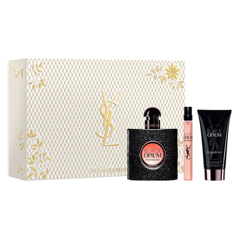 Conjunto de caja de opio negro de Yves Saint Laurent