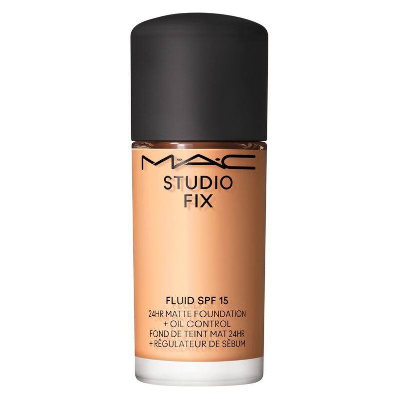 MAC Cosmetics Mini Studio Fix Fluid SPF 15 24HR Matte Foundation + Oil Control — fondotinta opacizzante colore NC25 15 m