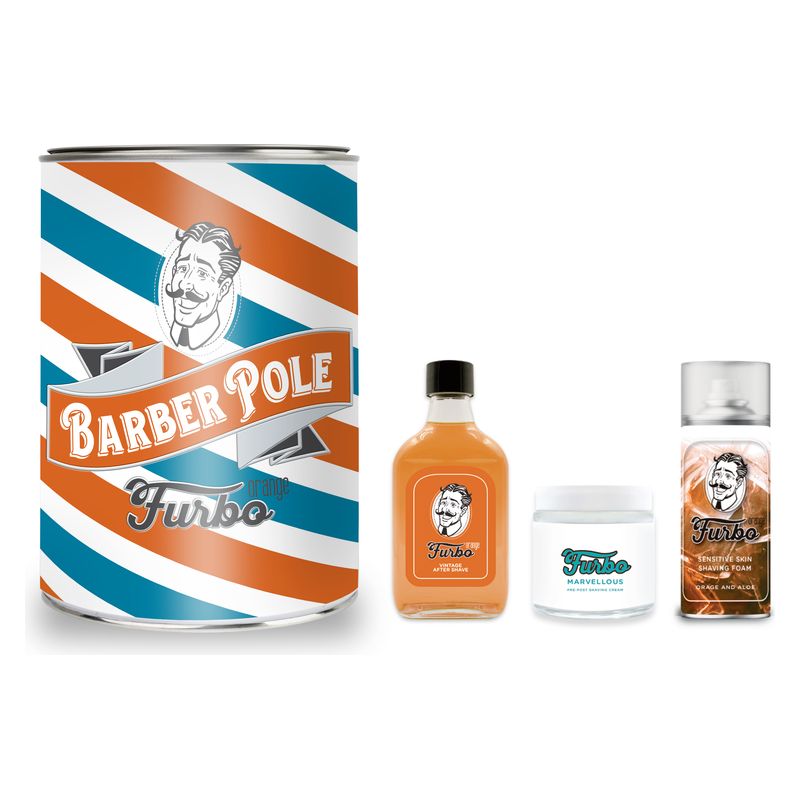 Furbo Zestaw pudełek Barber Pole Orange