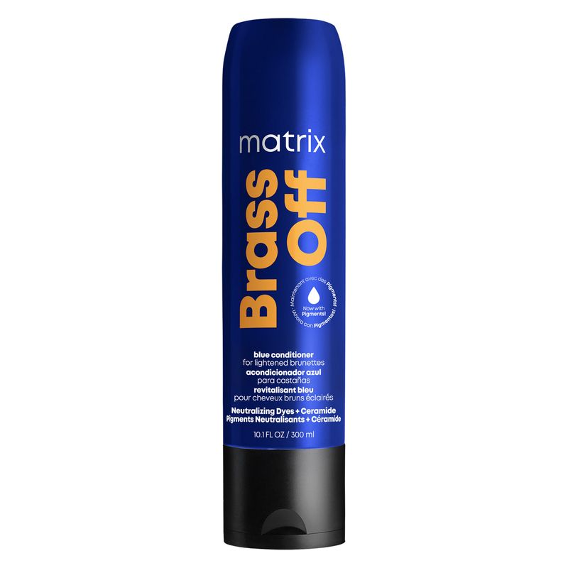 Matrix Condicionador Brass Off Blue para cabelos castanhos clareados 1000 ml